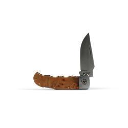 ARIAT FOLDING KNIFE SMOOTH BROWN
