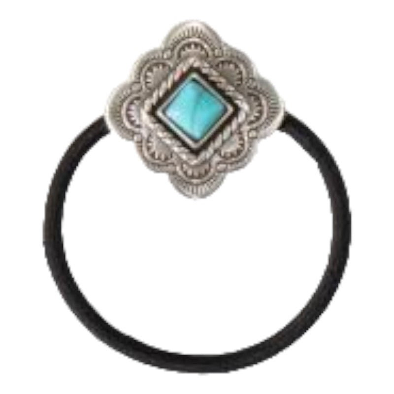 BLAZIN ROXX TURQUOISE ROPE HAIR TIE