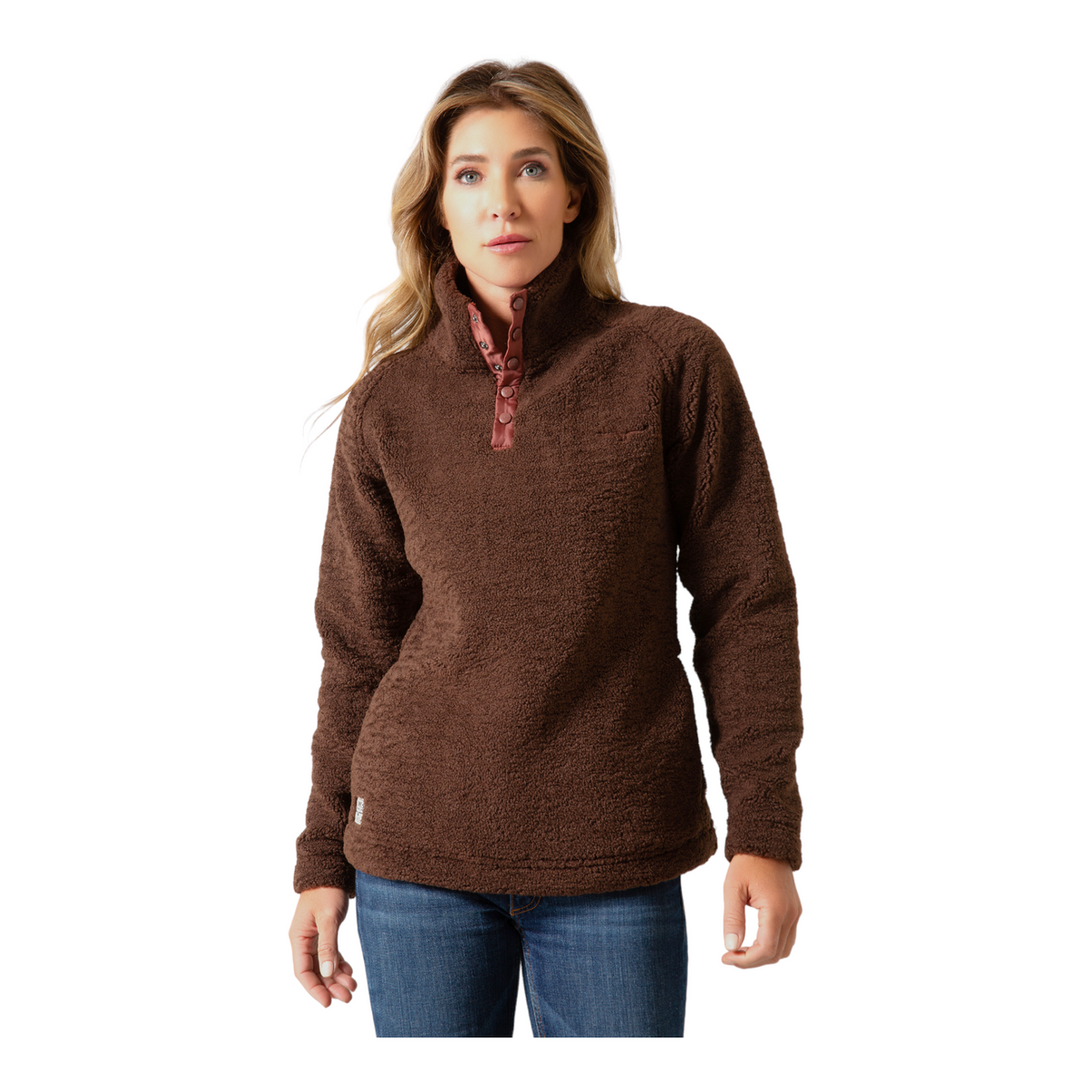 KIMES FOZZIE PULLOVER SWEATSHIRT - DARK BROWN