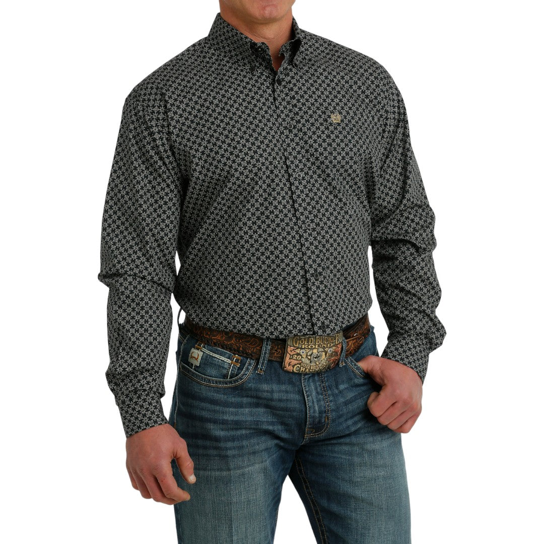 CINCH MEN'S L/S BLACK
