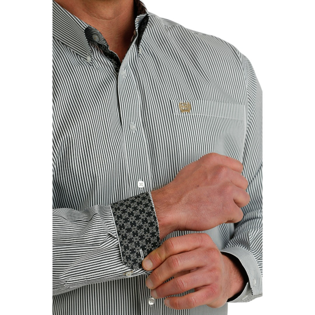 CINCH MEN'S L/S WHITE