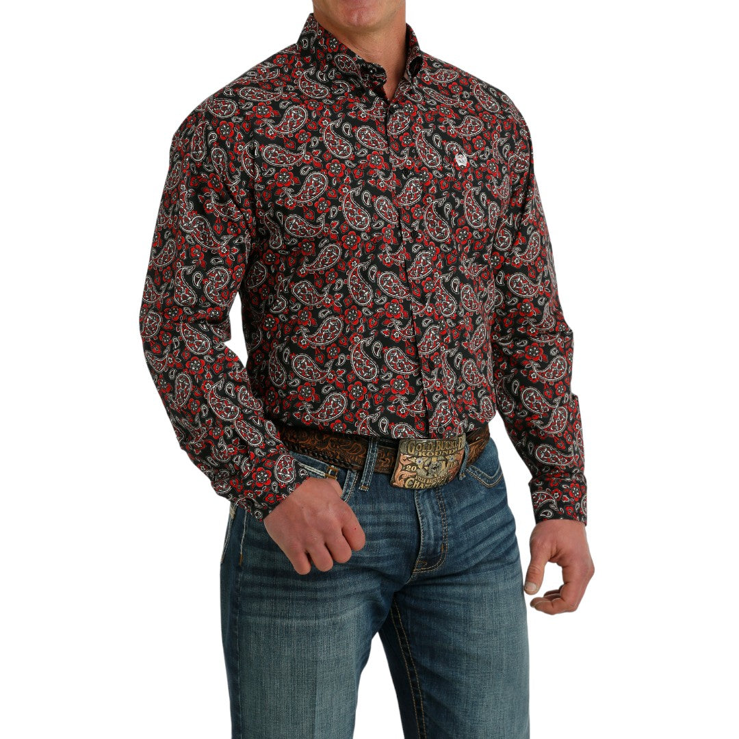CINCH MEN'S L/S  PAISLEY