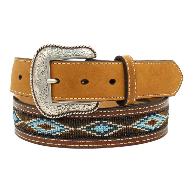 NOCONA MENS BELT BEADED