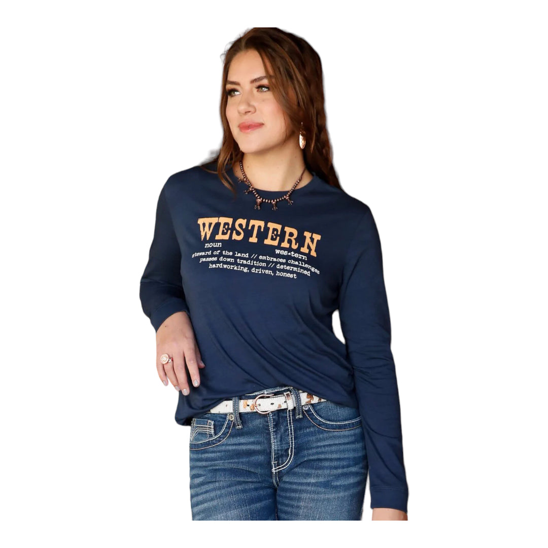 CRUEL DENIM WESTERN DEFINITION L/S LADIES SHIRT
