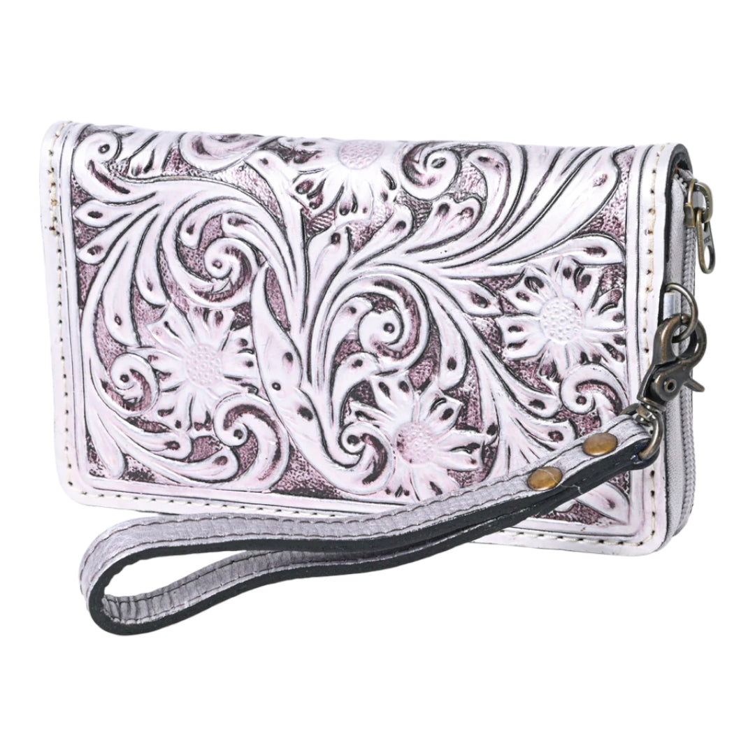 AMERICAN DARLING SILVER CLUTCH BAG
