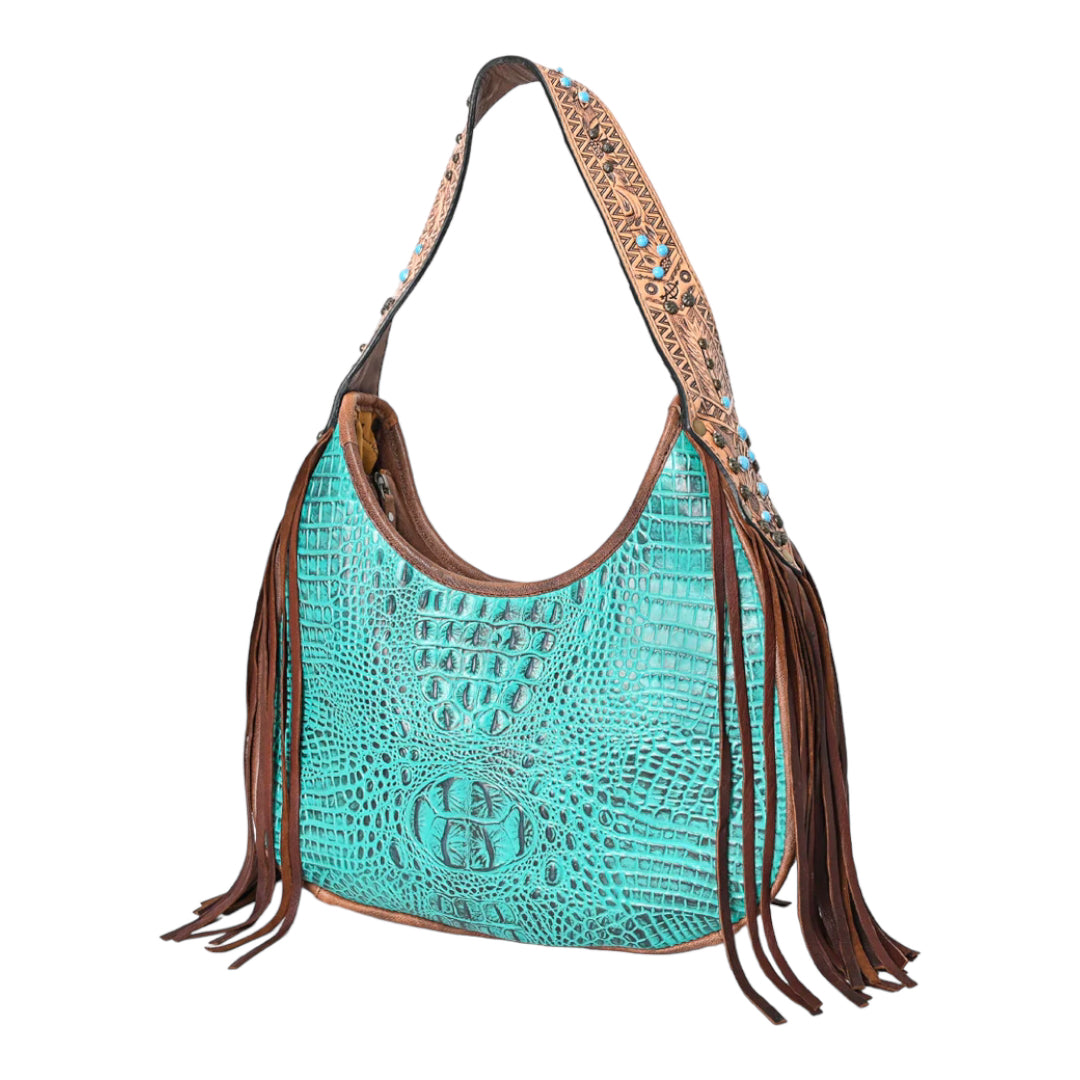 AMERICAN DARLING TURQUOISE SHOULDER BAG