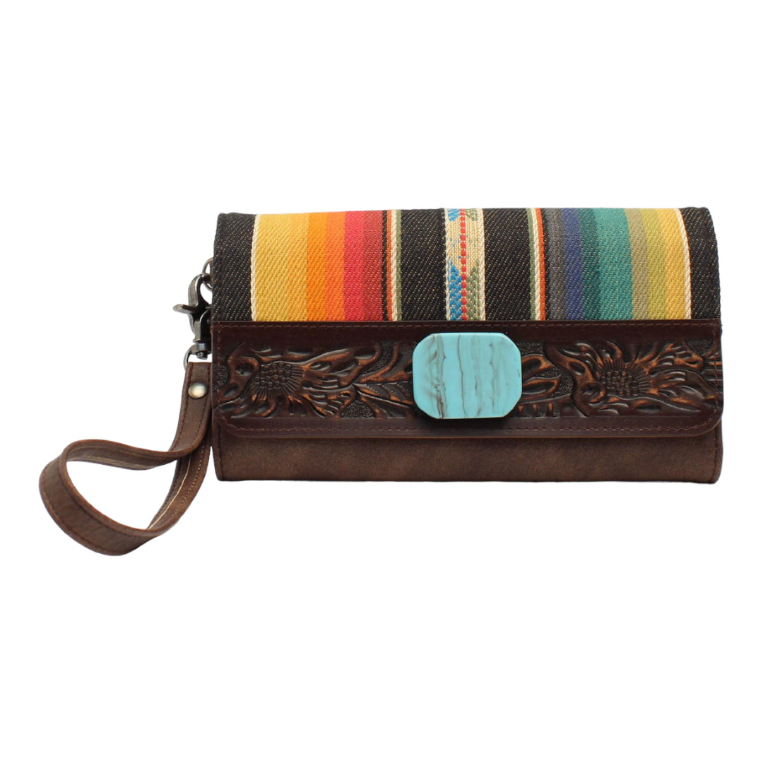 ANGEL RANCH CLUTCH SERAPE COLLECTION MULTI COLOR