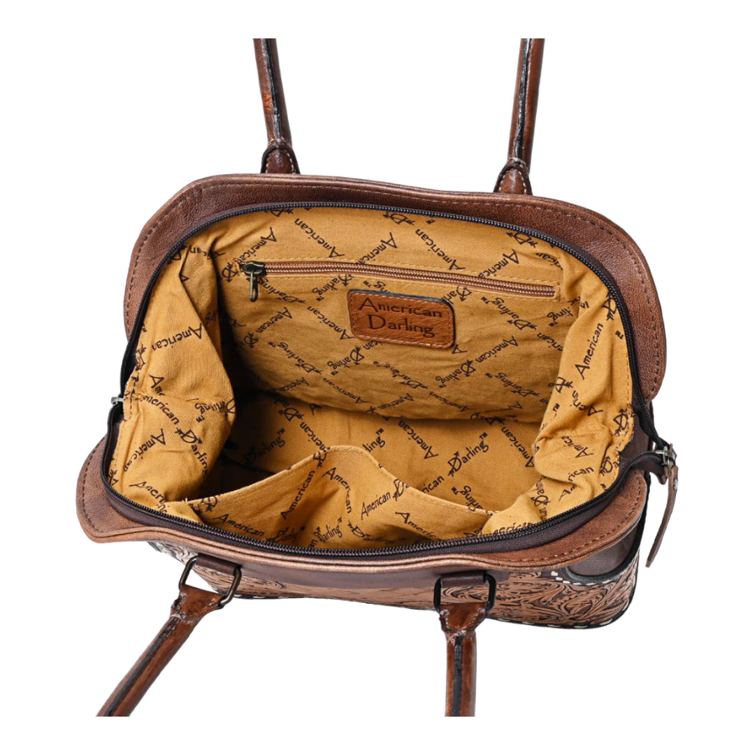 AMERICAN DARLING HAND CARVED DESIGNER BAG