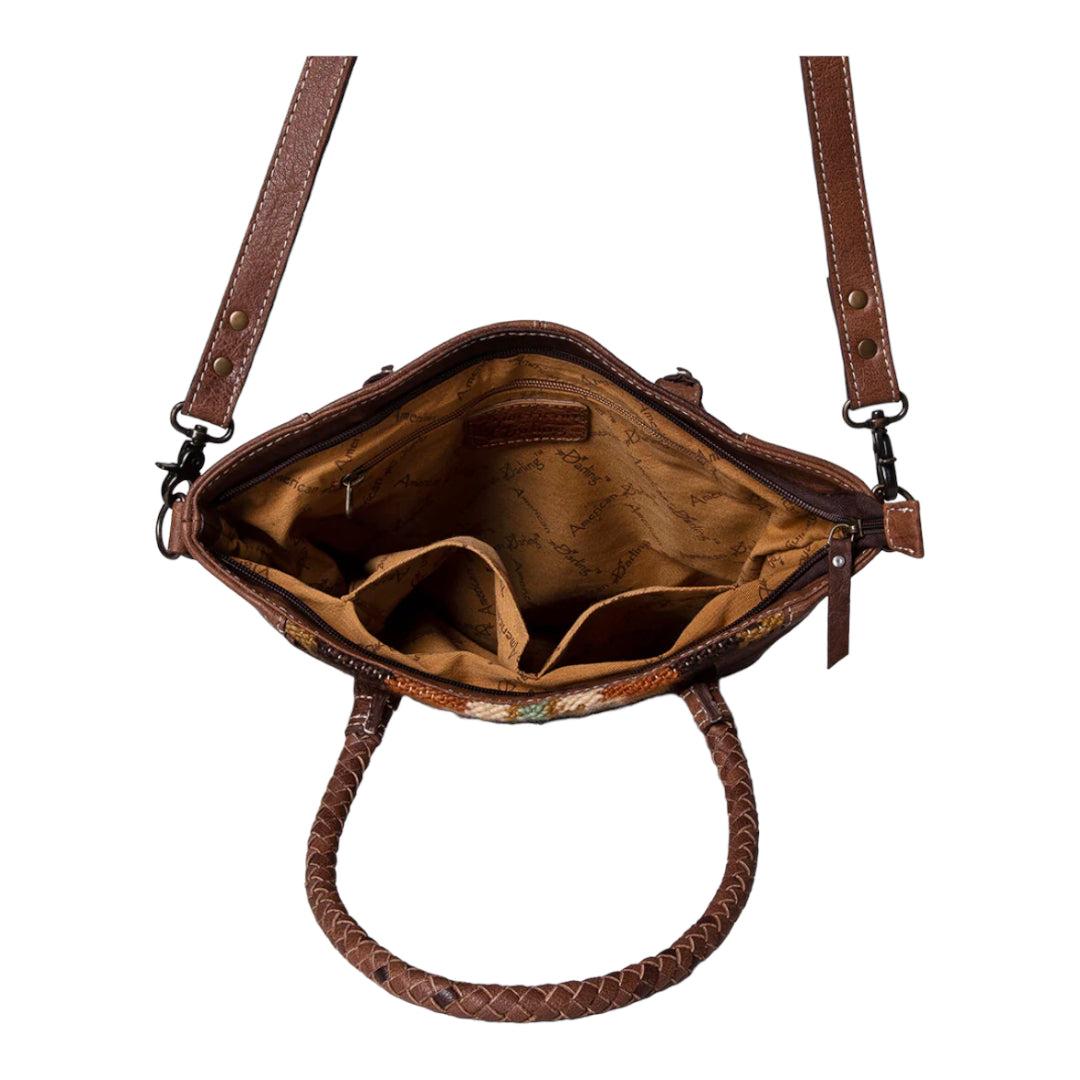 AMERICAN DARLING VEE BLANKET SHOULDER PURSE