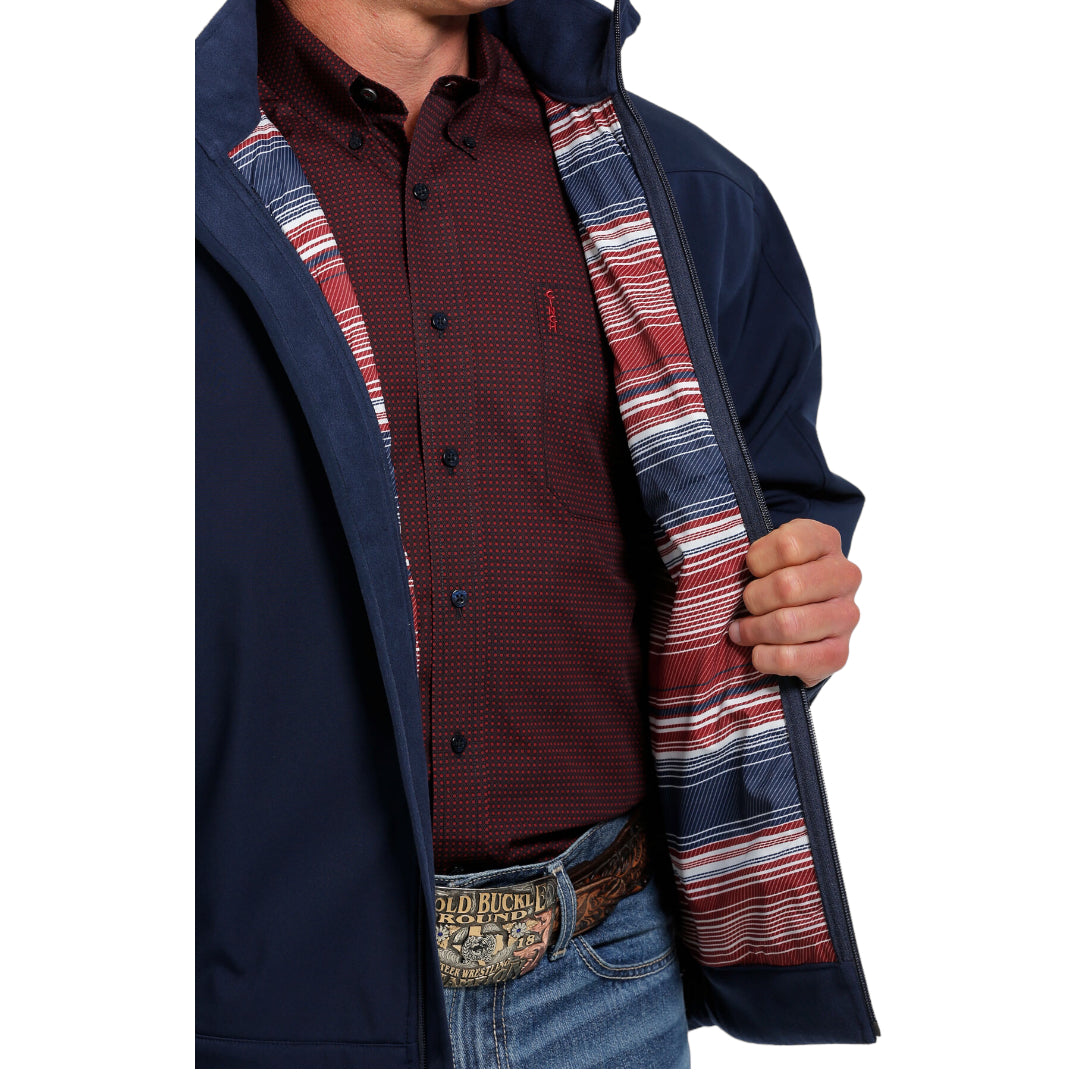 CINCH MENS SOLID BONDED JACKET - NAVY