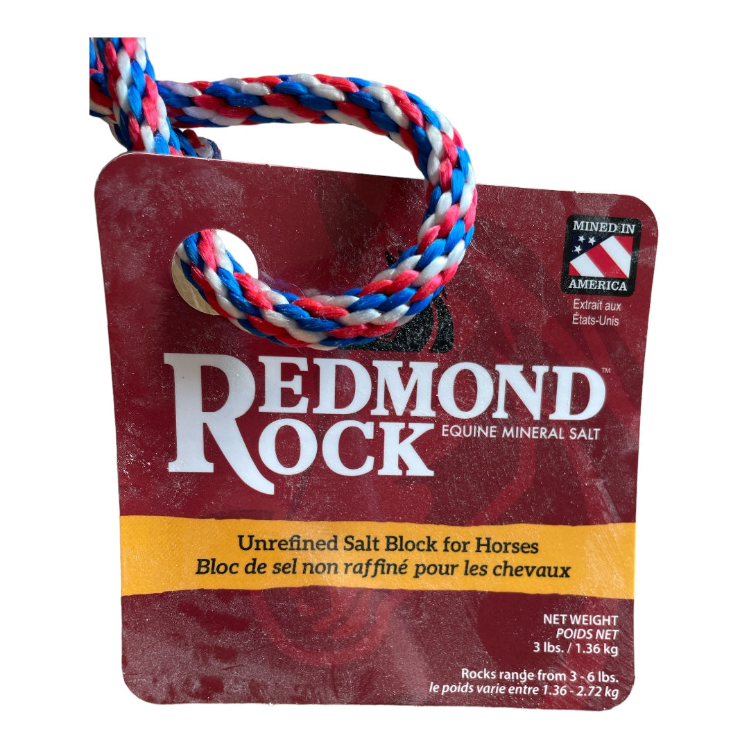 REDMOND SALT ROCK ON A ROPE.  3 - 5 LBS
