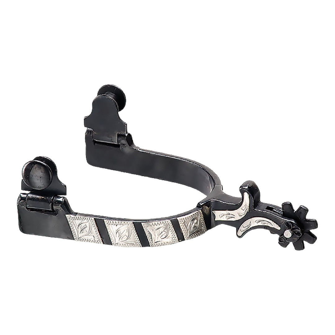 BLACK SATIN REVERSIBLE SPUR