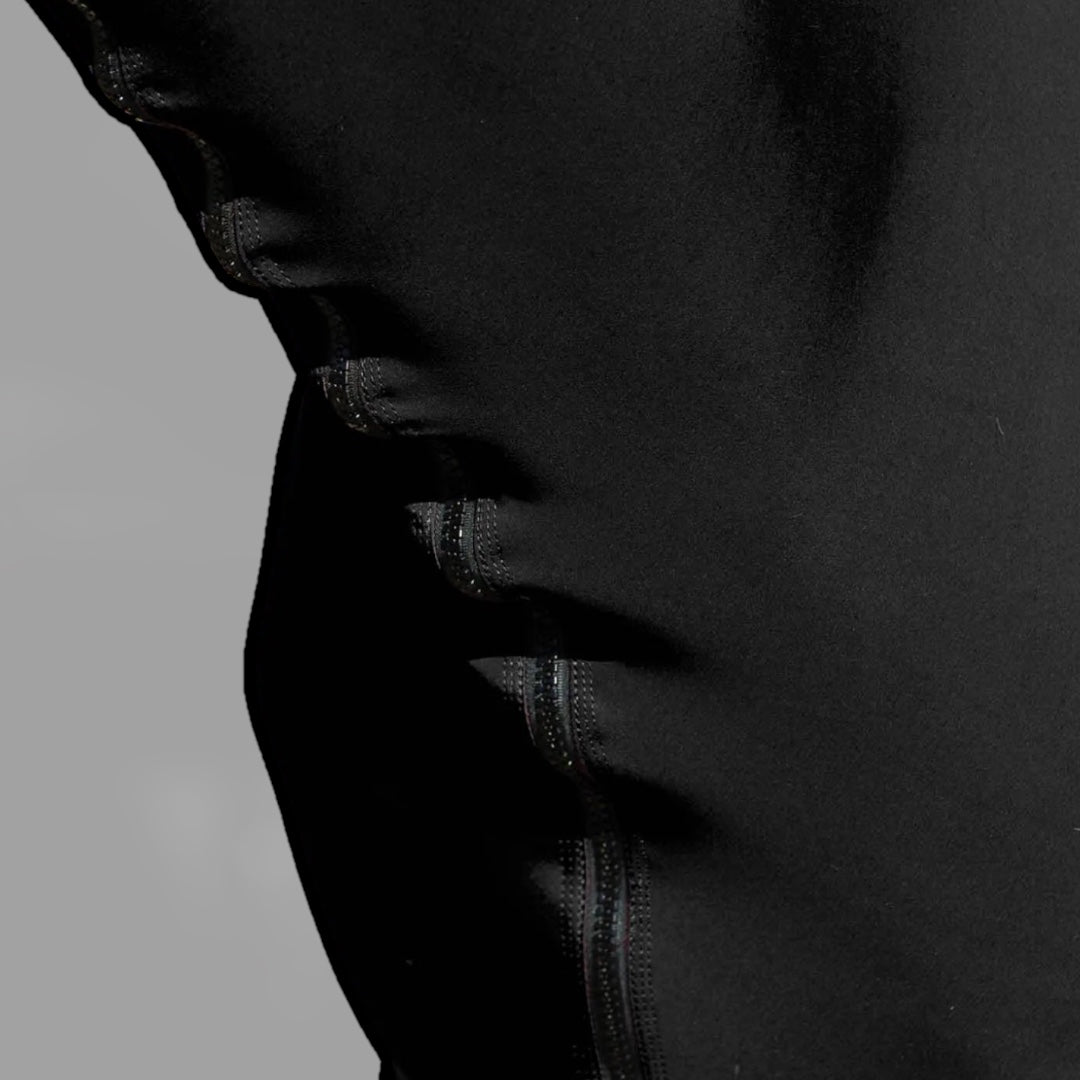 Faceless Full Zip Slicker Hood