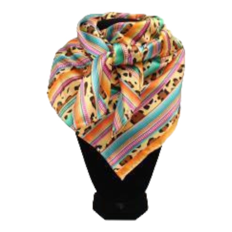 WILD RAG STRIPE LEOPARD