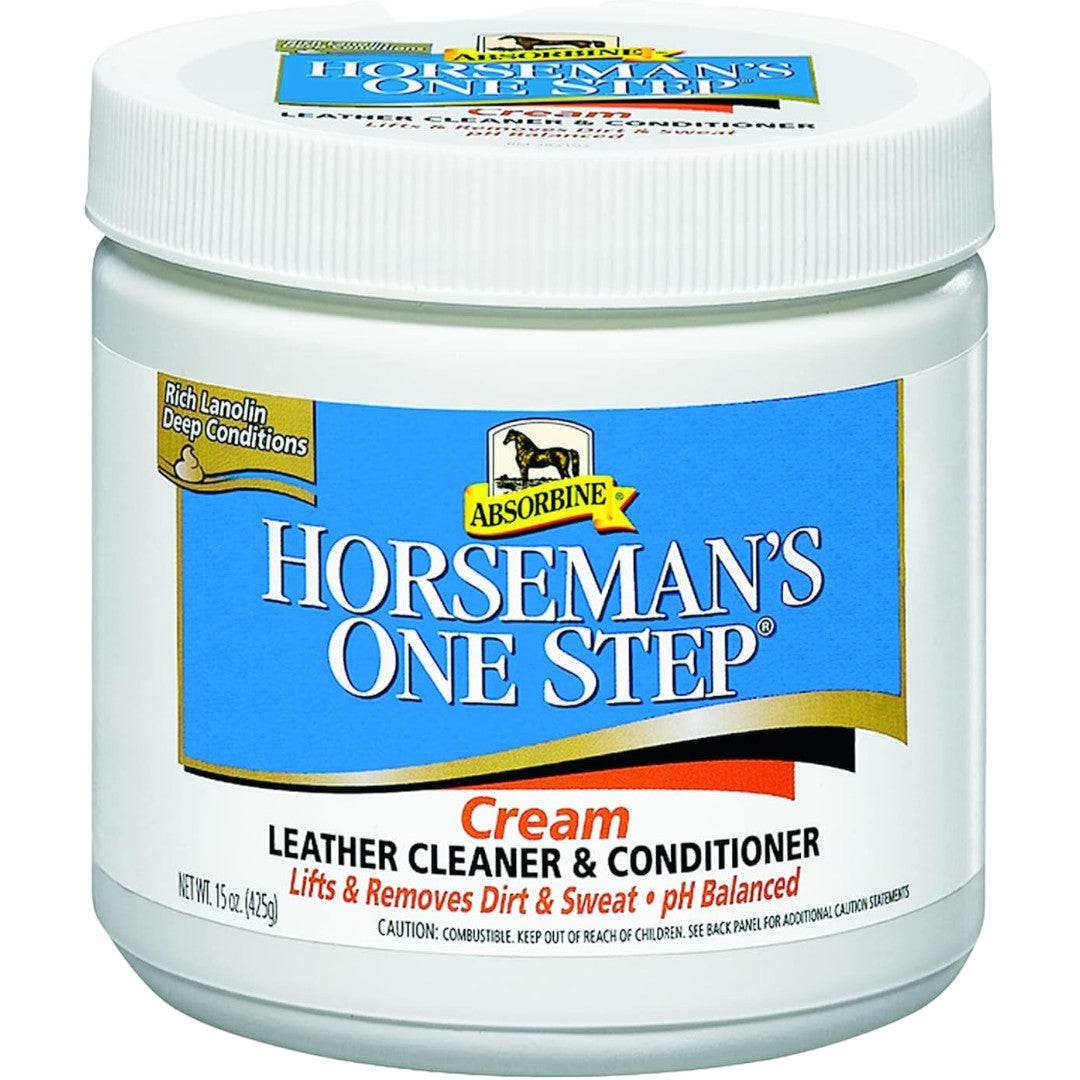 ABSORBINE HORSEMANS ONE STEP LEATHER CLEANER/CONDITIONER
