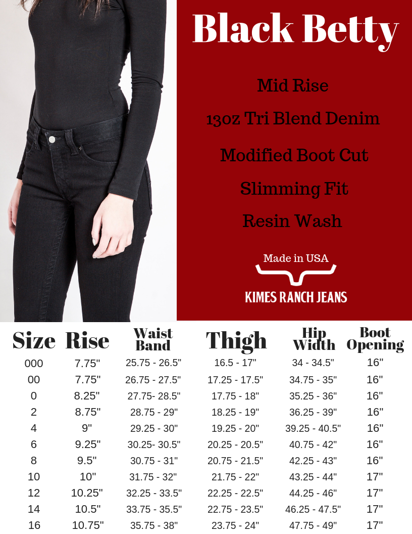 BETTY BLACK JEANS