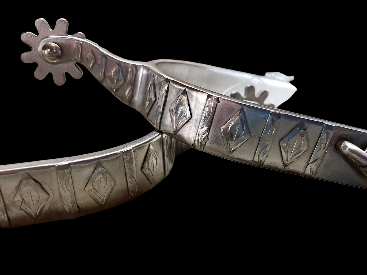 Diamond Trimmed Spurs