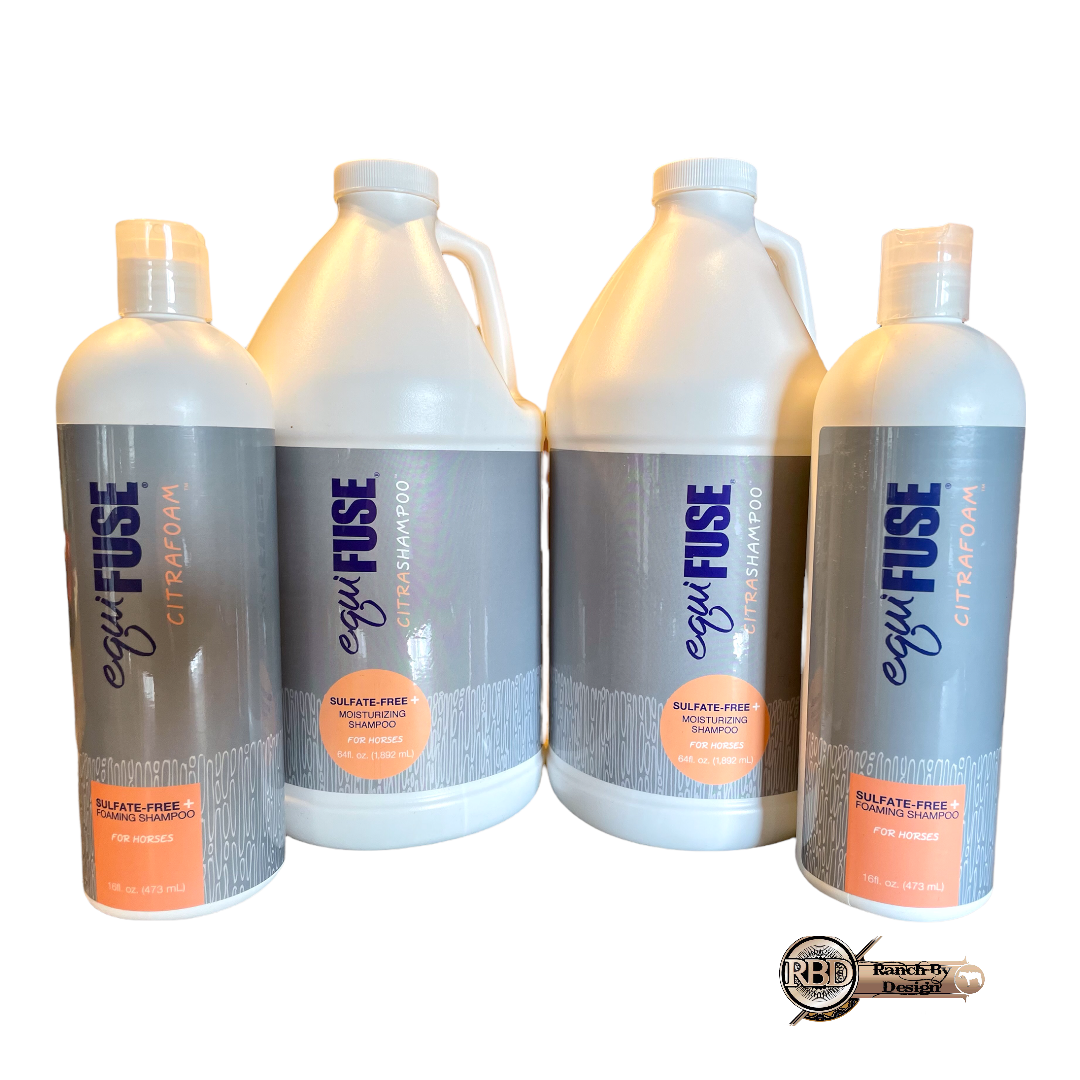 EQUIFUSE  CitraShampoo™ Sulfate Free + Foaming Horse Shampoo