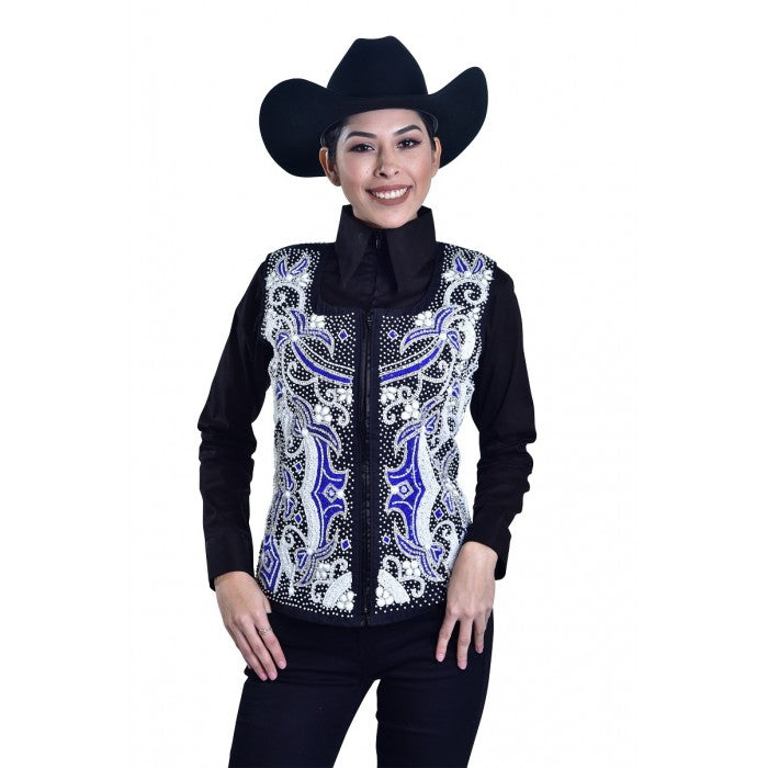 Hand Beaded & Sequin Show Vest