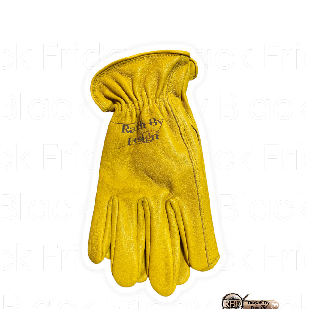 Leather cowhide gloves - unlined
