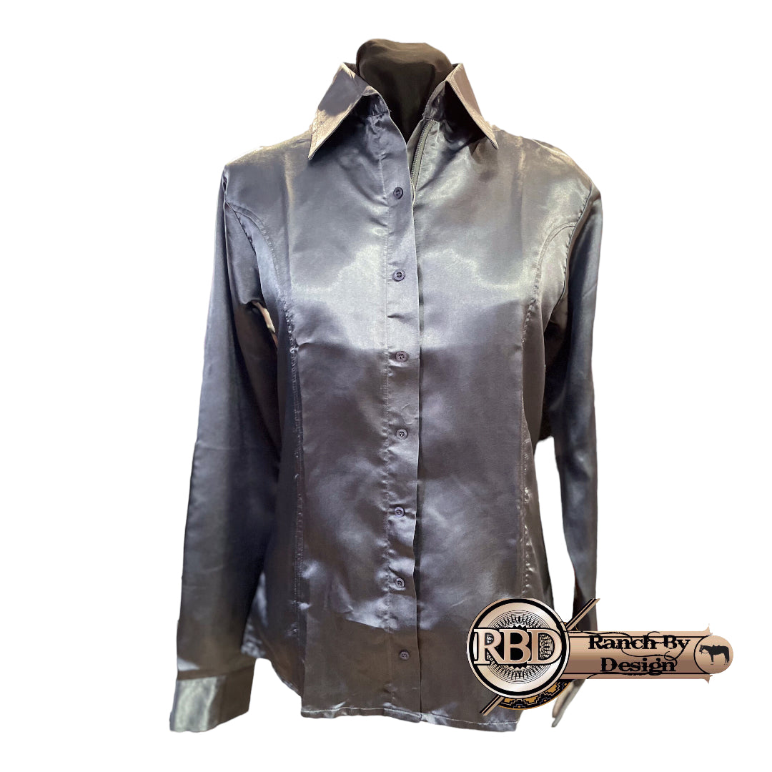 Satin Concealed Zip Up - Ladies