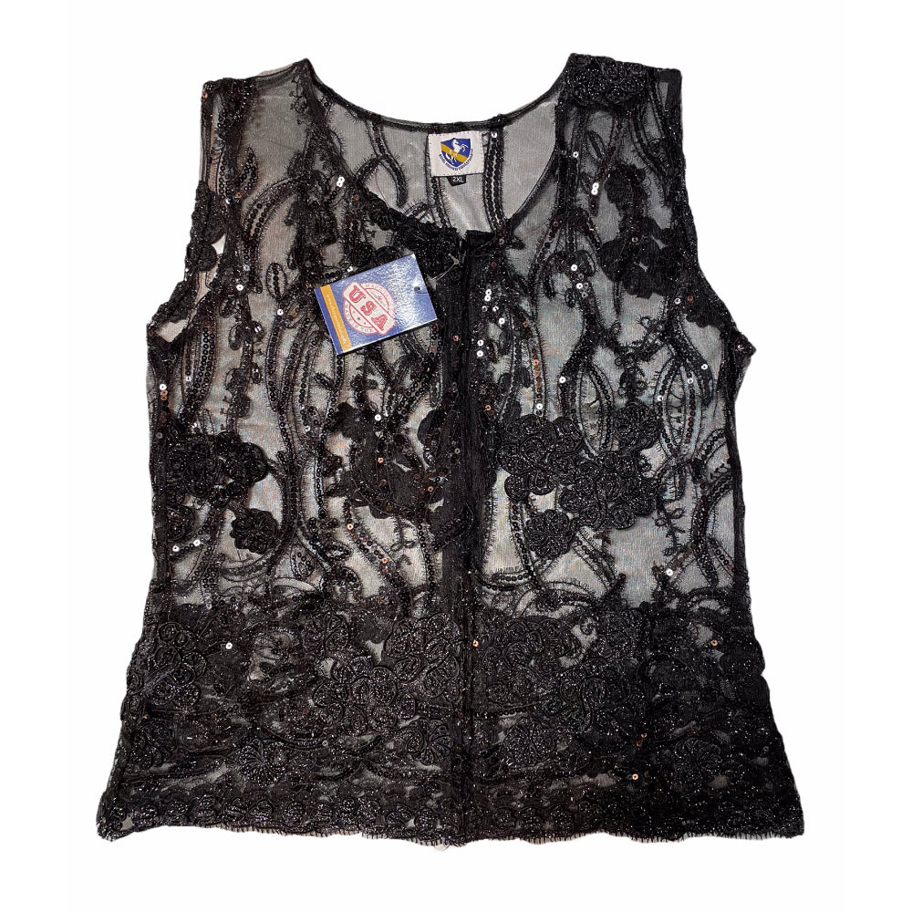 Molly Show Vest - BLACK