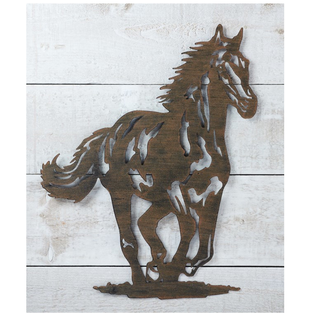 Metal Horse Wall Plaque