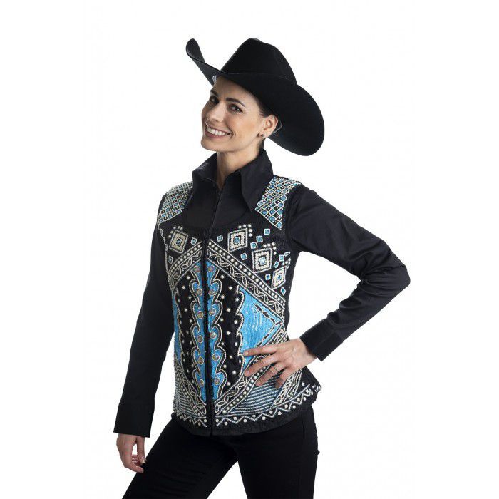 Turquoise Wave Show Vest