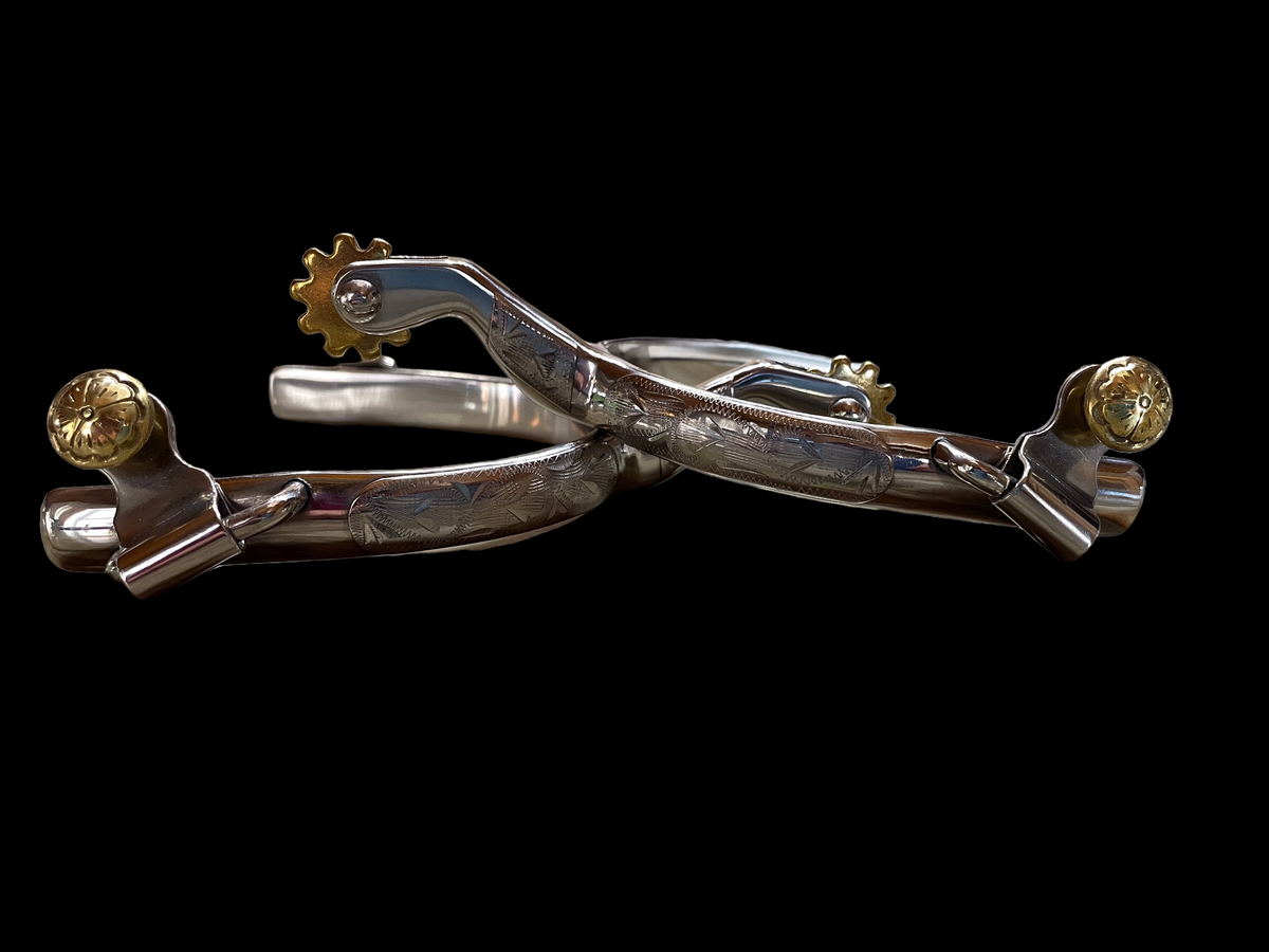 Stainless Steel Show Spurs