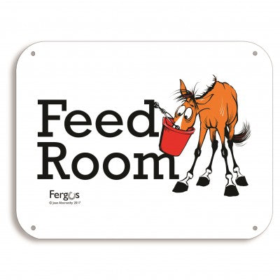 FERGUS BARN SIGN - FEED ROOM
