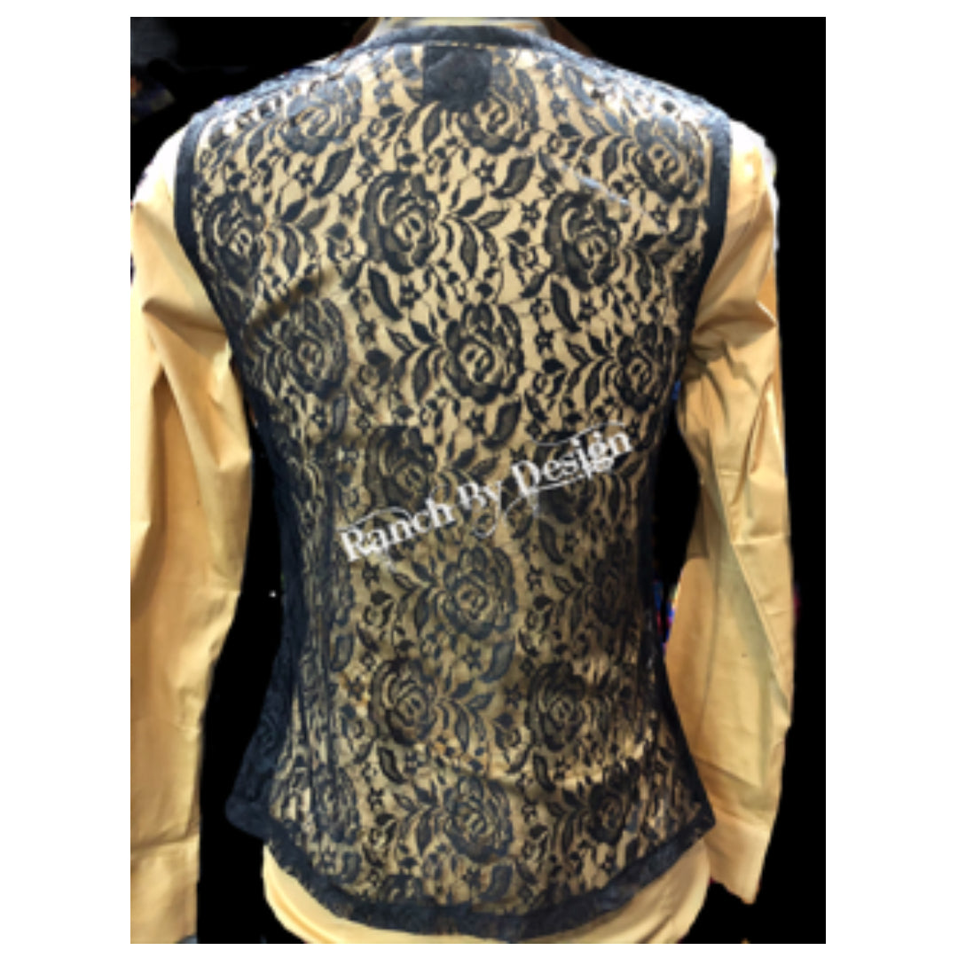 Paisley Sequinned Show Vest - Half