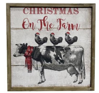 Christmas Farmhouse Plaques