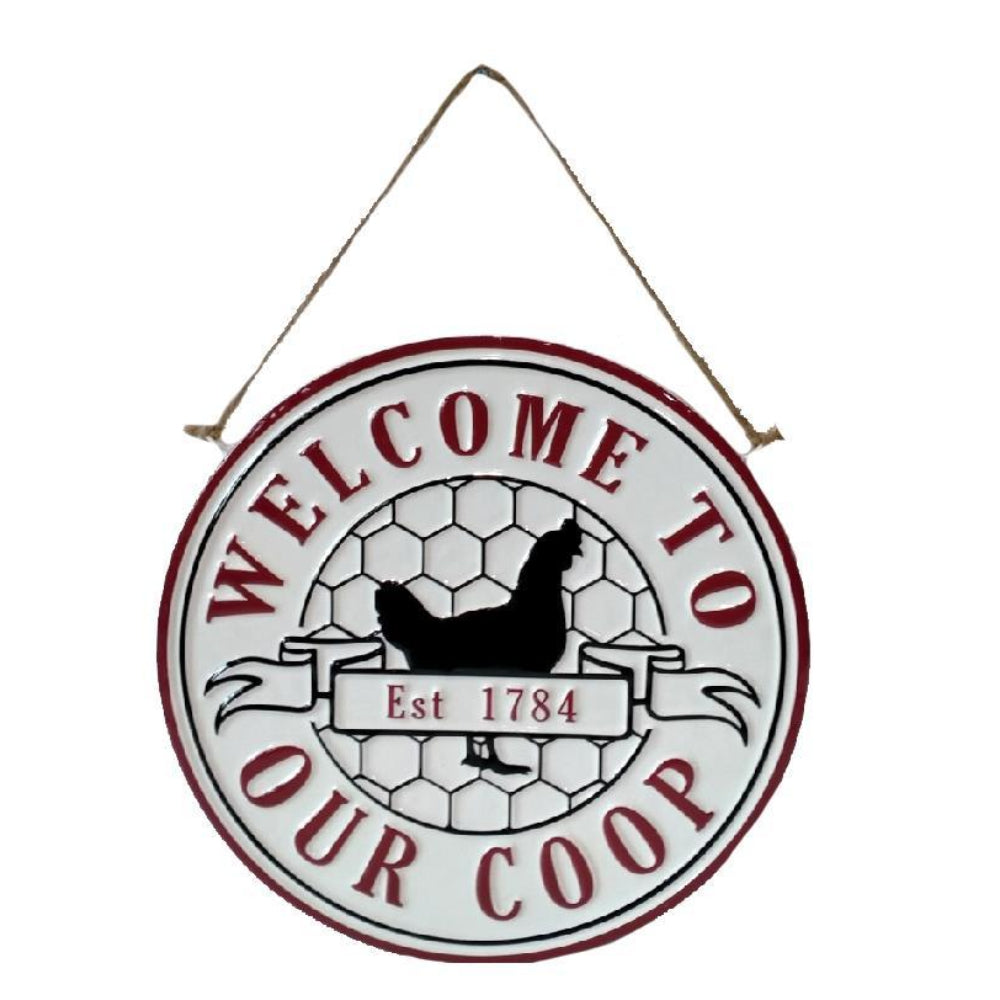 Welcome to our Coop Sign