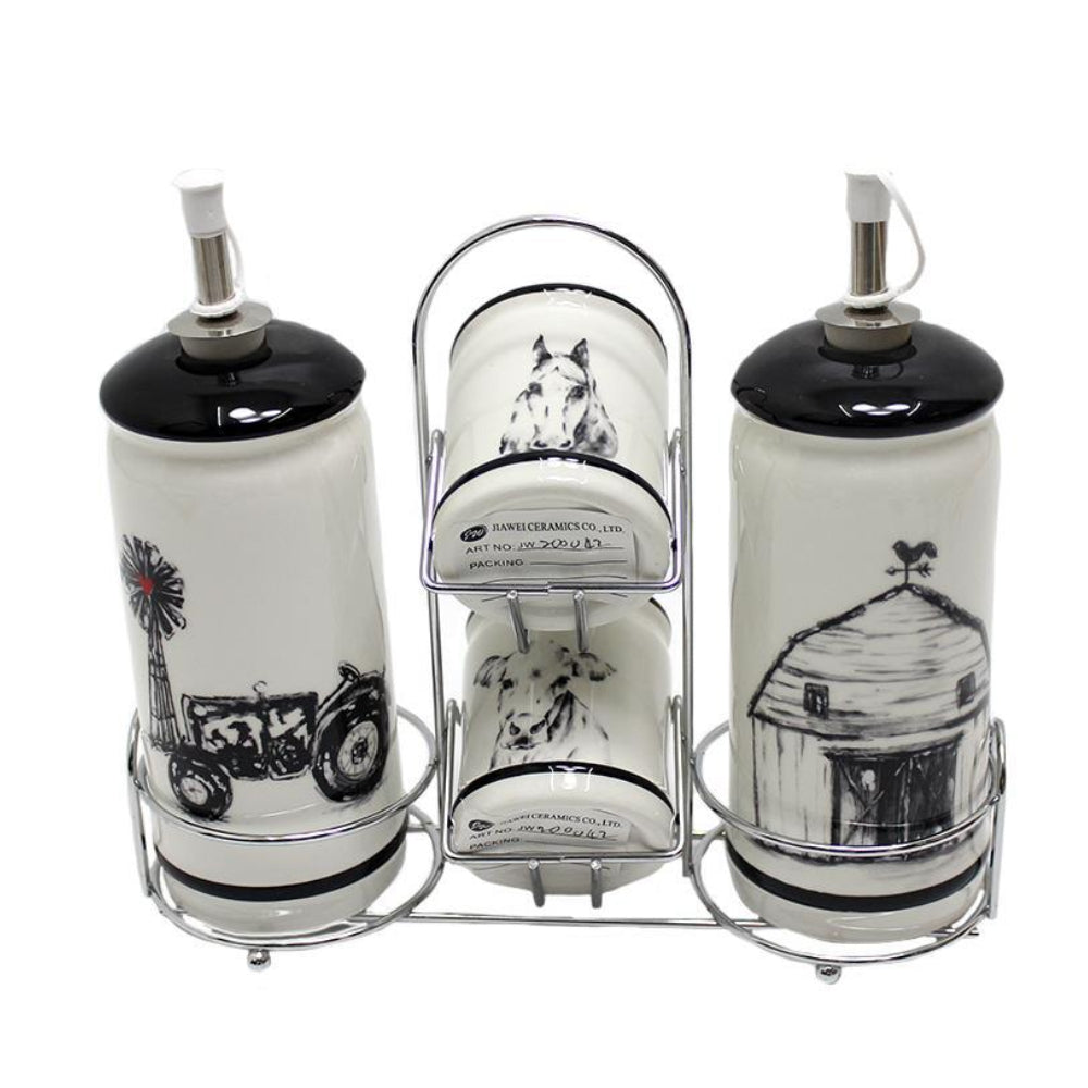 Farmhouse Condiment Set