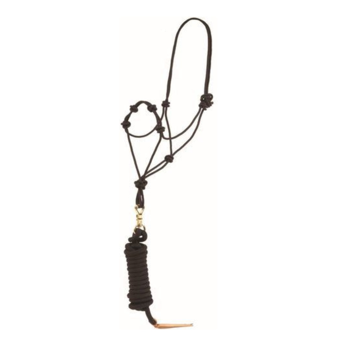 MUSTANG TRAINING HALTER WITH HORSEMANSHIP LEAD