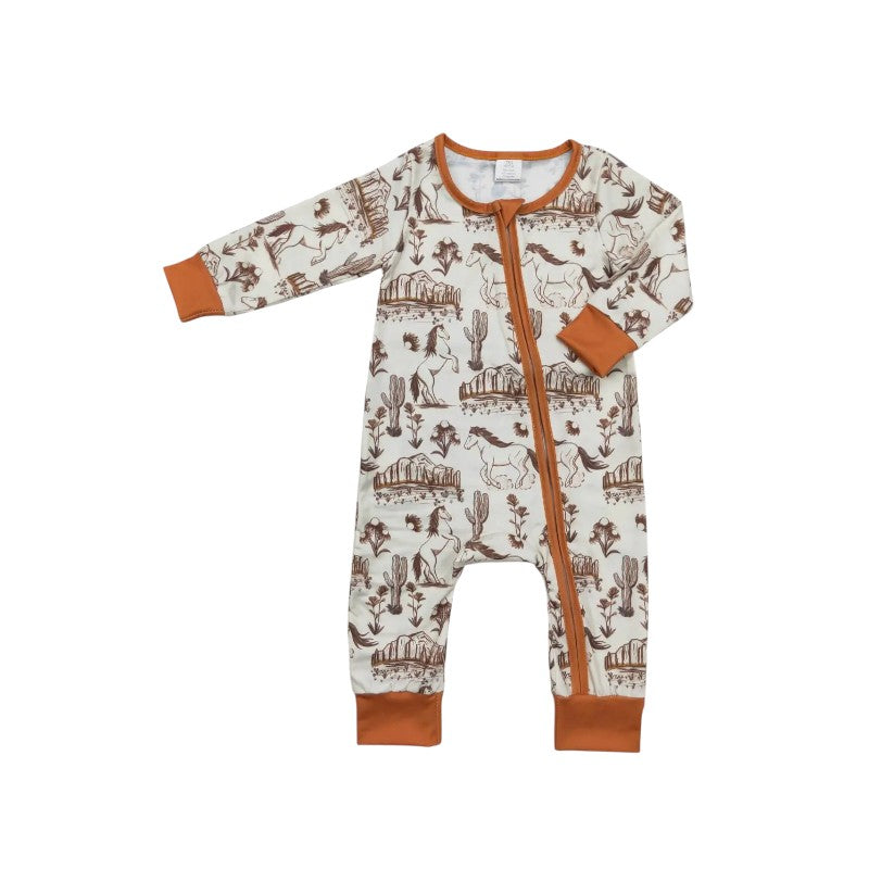 BABY WESTERN RODEO ZIP SLEEPER