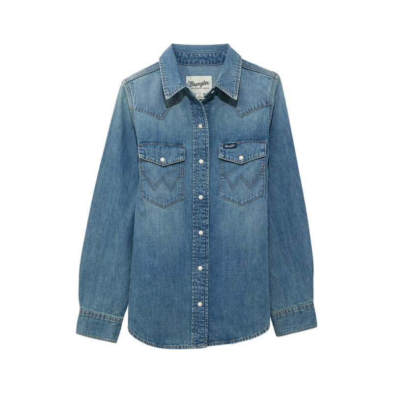 WRANGLER DENIM SNAP TINTED