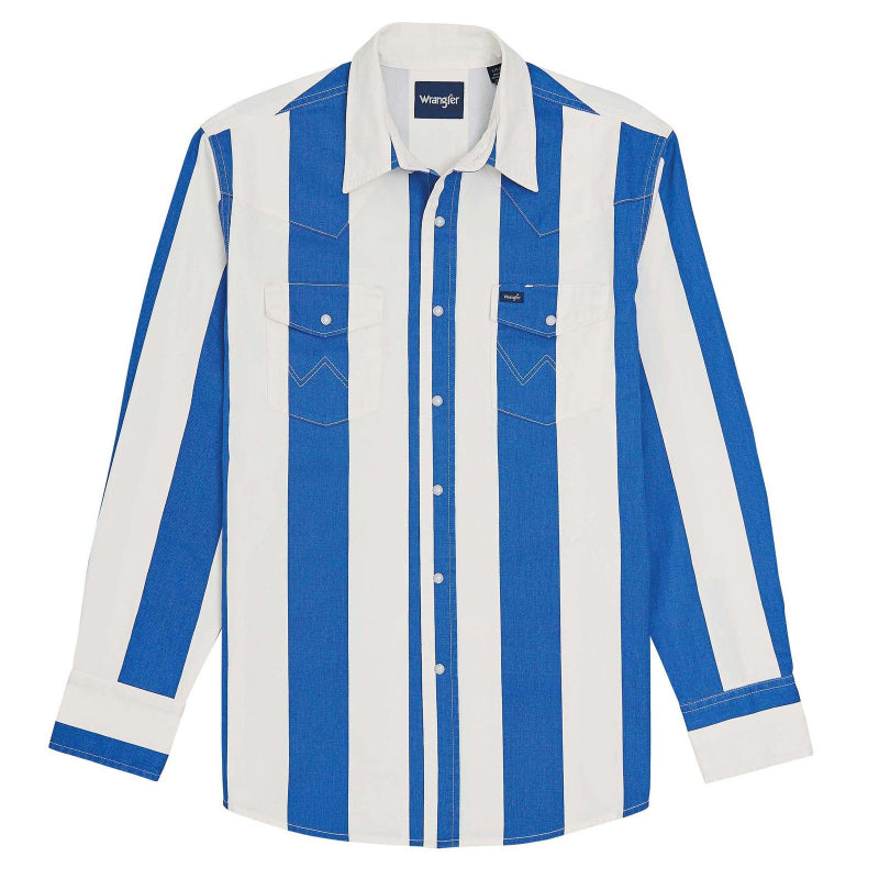 WRANGLER VINTAGE BRUSHPOPPER BLUE/WHITE