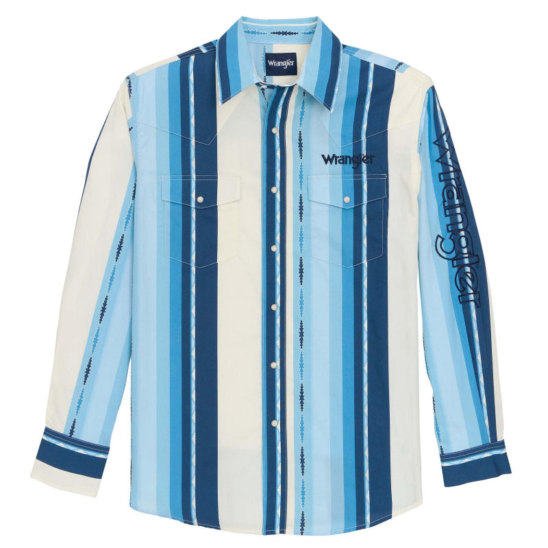 WRANGLER VINTAGE BRUSHPOPPER LOGO WITH STRIPE