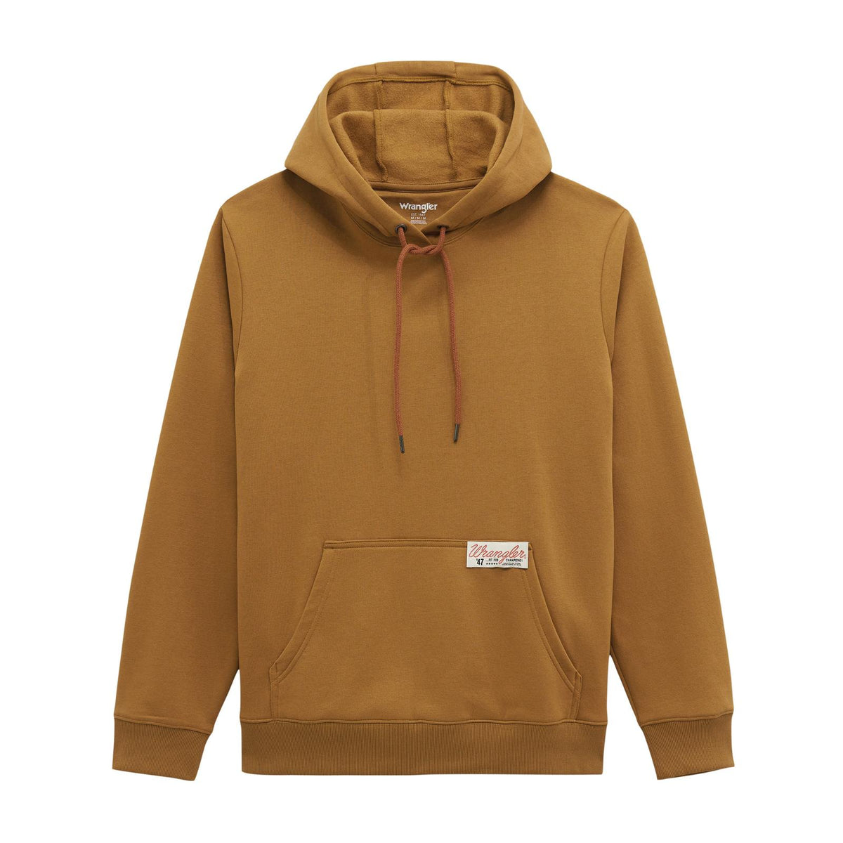 WRANGLER MENS TYLER HOODIE TOBACCO BROWN