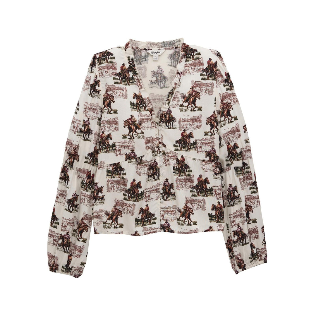 WRANGLER - WOMENS RETRO JULIET BLOUSE