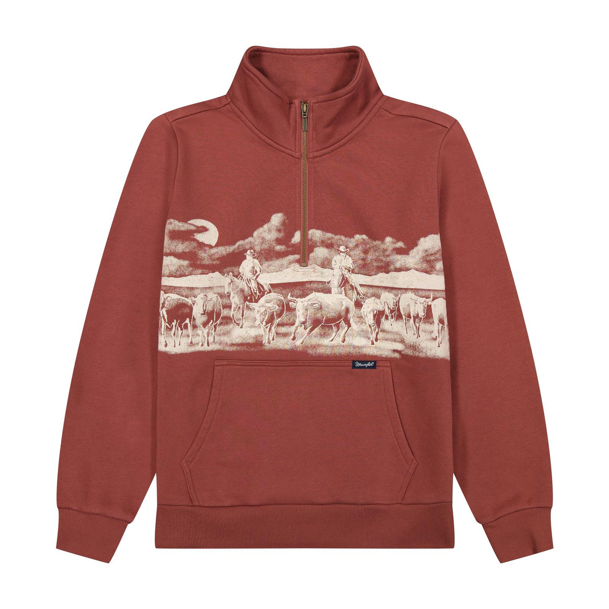 WRANGLER RETRO® AMERICAN 1/4 ZIP - ROSE