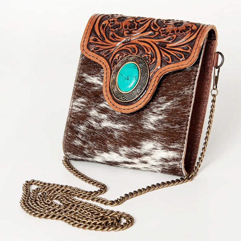 AMERICAN DARLING MINI COWHIDE CROSS BODY BAG