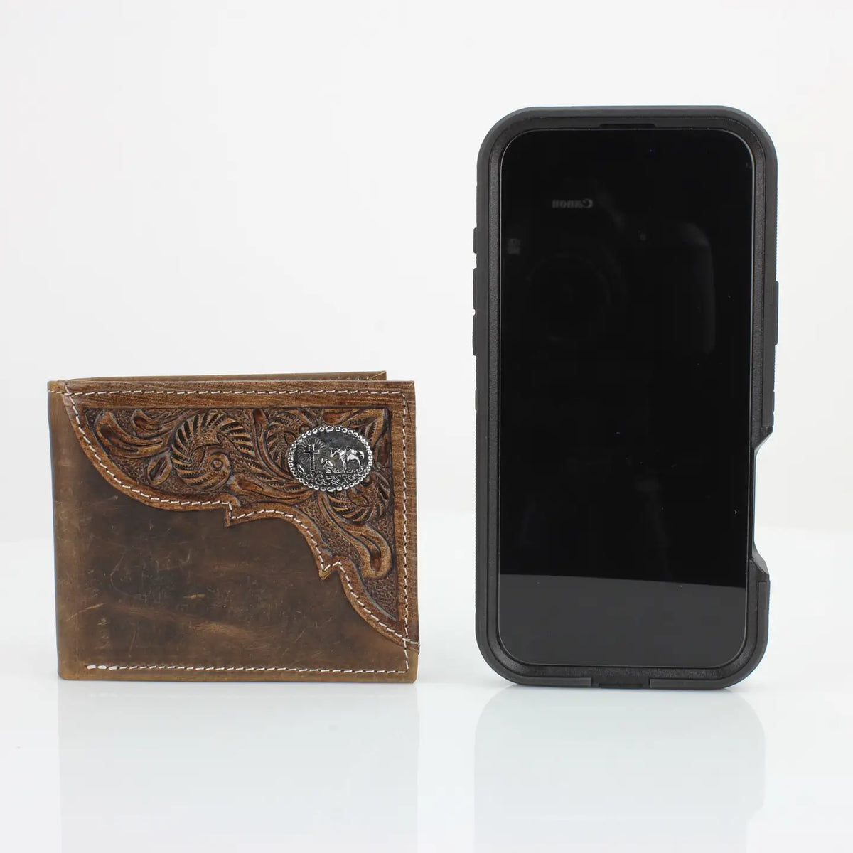 MENS AMERICAN BISON OIL PULL UP KNEELING COWBOY