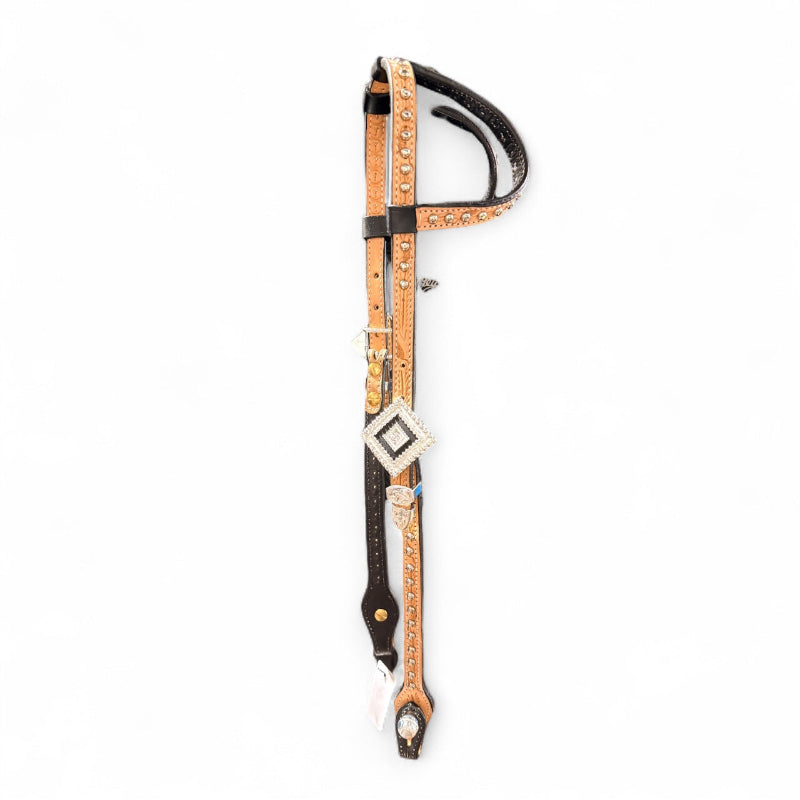 KATHYS SANTANA DOUBLE EAR HEADSTALL #17