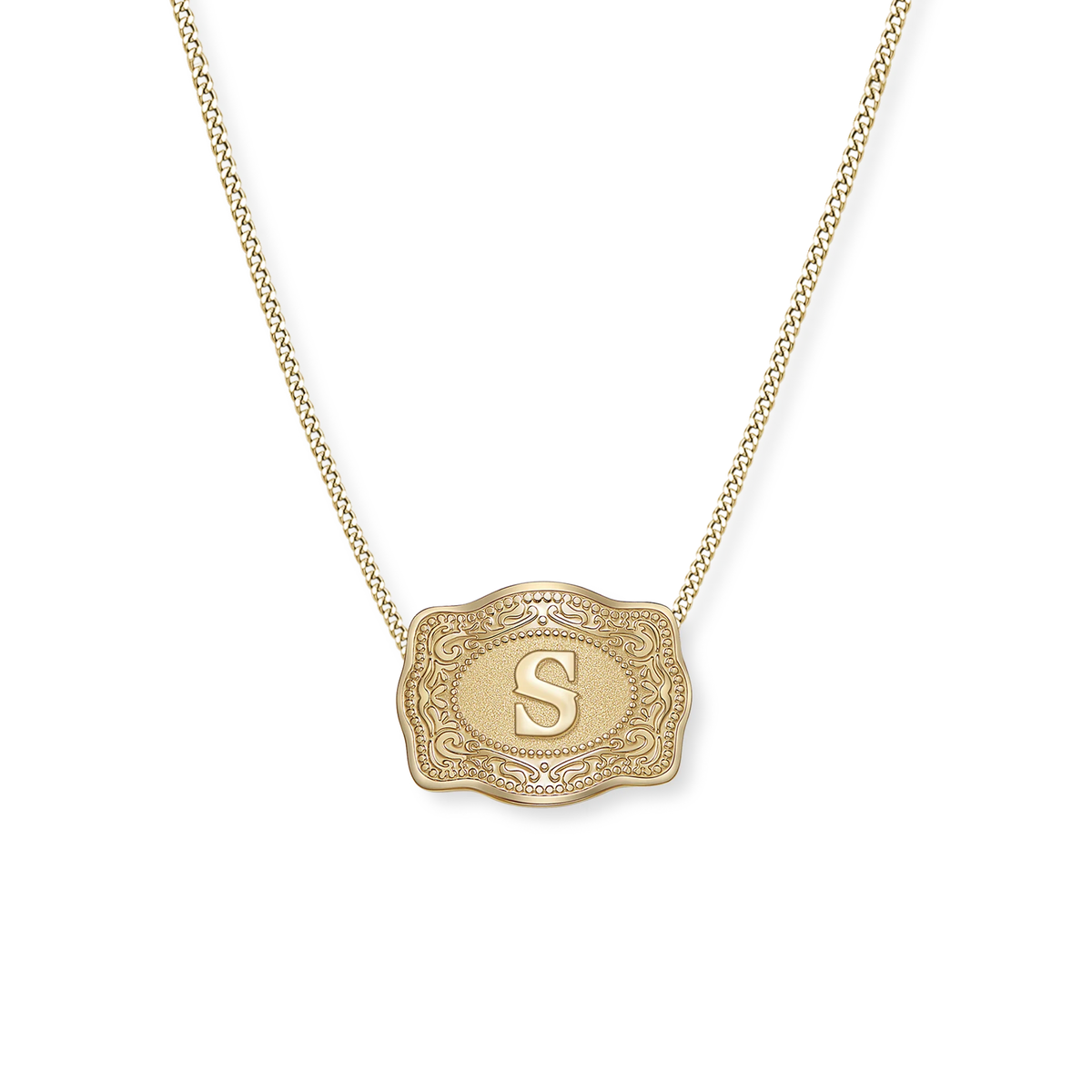 SPURWEST INITIAL NECKLACE