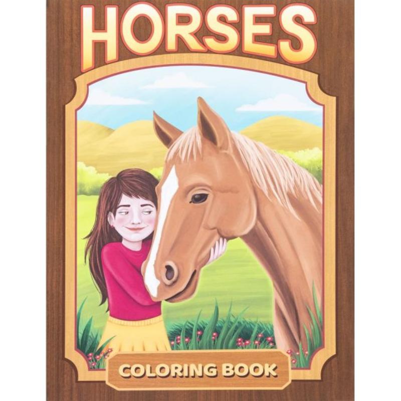 HORSES COLORING BOOK