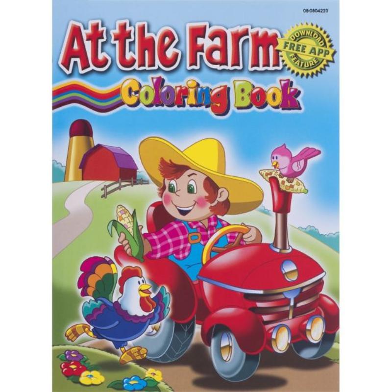 HORSES COLORING BOOK FARM