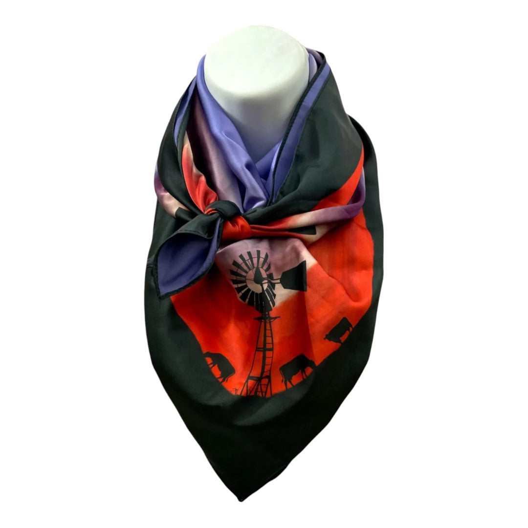 DR 100% SILK WILD RAG -GODS COUNTRY