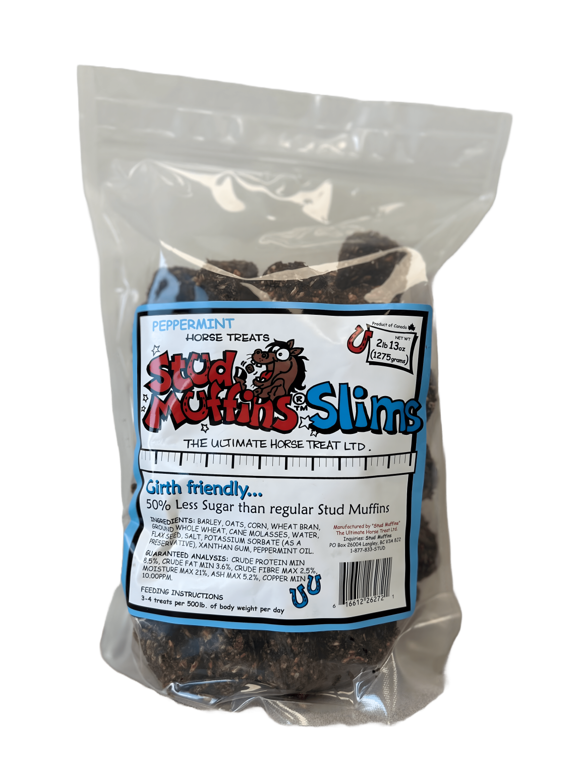 STUD MUFFINS - ULTIMATE HORSE TREAT 2 LB 13 OZ PEPPERMINT SLIMS